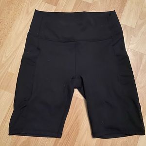 Fabletics Black Biker Shorts